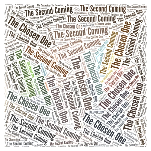 Alan Becker word cloud art