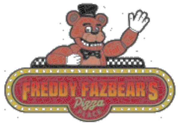 fnaf word cloud art