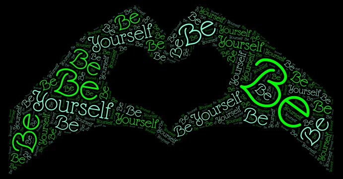 Be you word cloud art