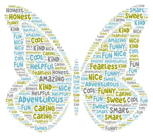 Sloane word cloud art