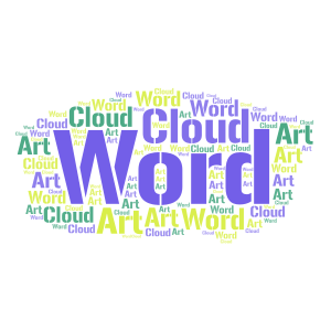 Kool word cloud art