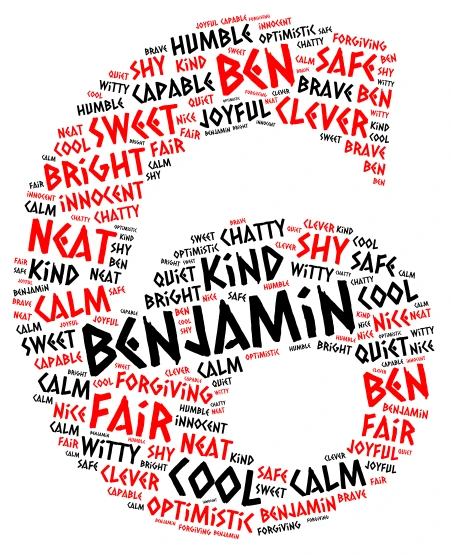 Ben word cloud art