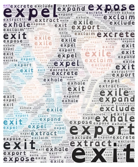 sam and colby word cloud art