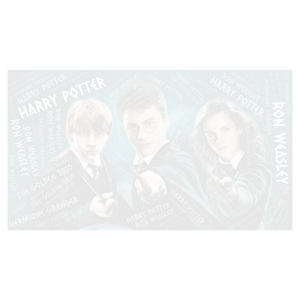 Harry Potter and Friends word cloud art