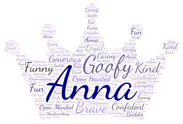 -Anna- word cloud art