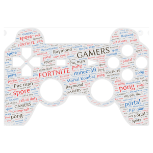 Copy of GAMERS word cloud art