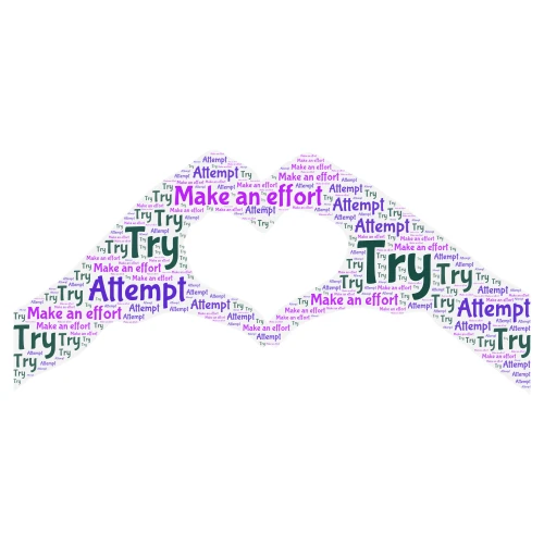 one word project  word cloud art