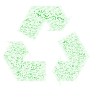 recycable word cloud art