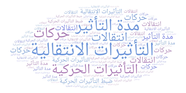 التاثيرات 5 word cloud art