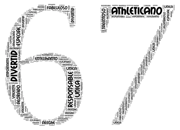 Words word cloud art