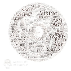 Vikings word cloud art