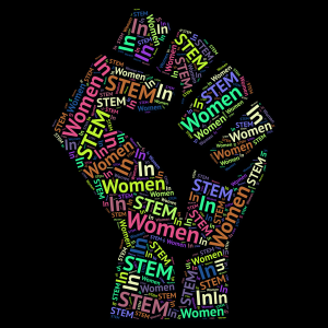 Women In Stem shirt word cloud art