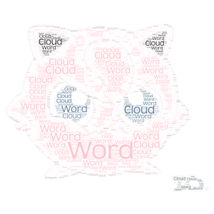 Sassy Jigglypuff! word cloud art
