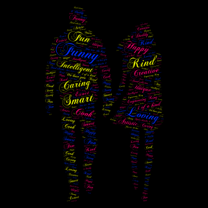 Fathers Day word cloud art