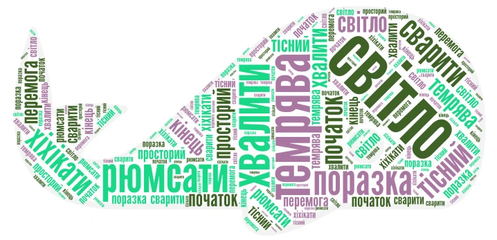 Антоніми word cloud art