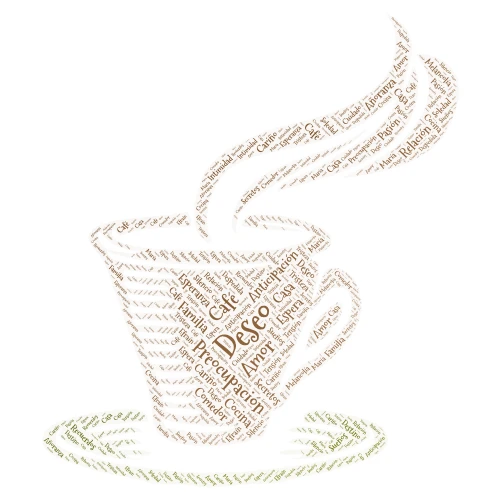 caligrama word cloud art