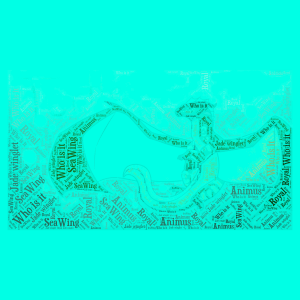 Who is this dragon (Wings Of Fire) word cloud art