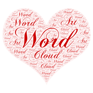 Hello word cloud art