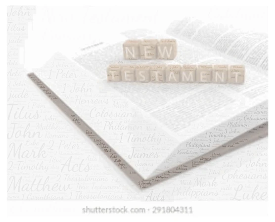 New Testament word cloud art