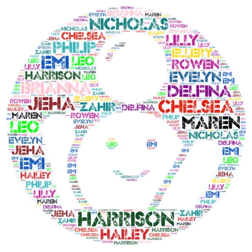 CLASS word cloud art