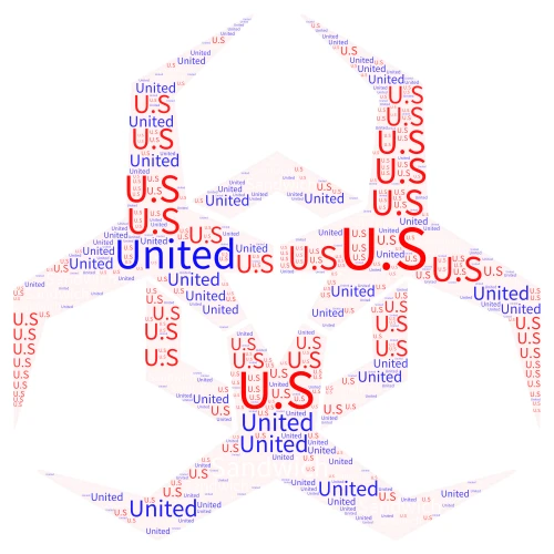 United Sandwich word cloud art