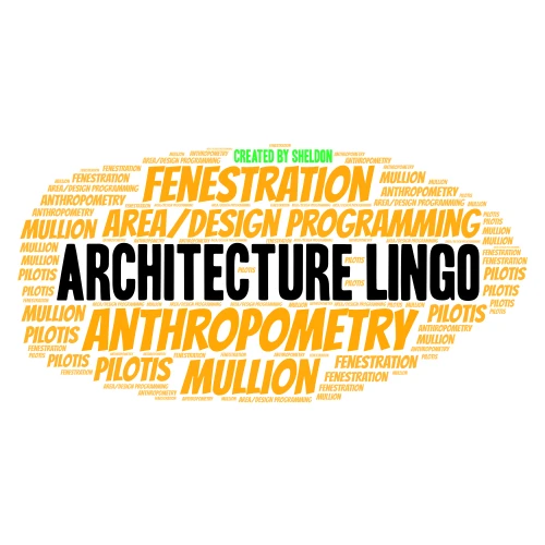 Architecture Lingo word cloud art