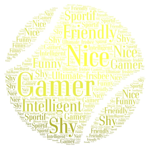 Word Art L word cloud art