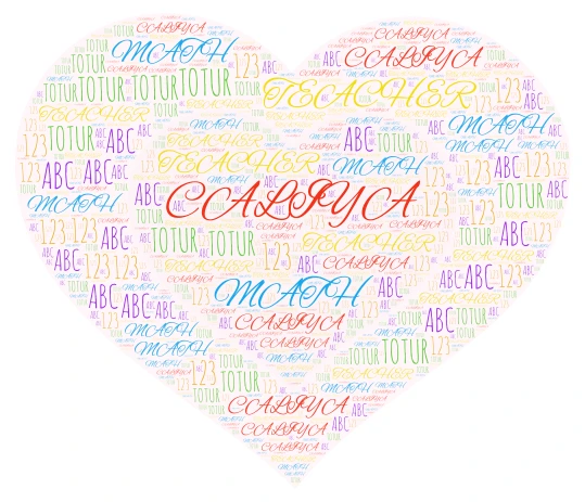 school word cloud art