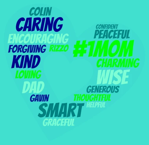 Gavin word cloud art