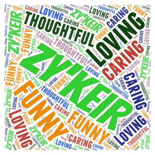 zykeir word cloud art