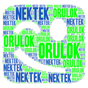 örülök nektek word cloud art