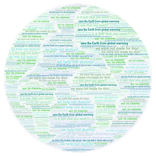 HELP THE EARTH!!!!!!!!!!!!!!!!!!! word cloud art