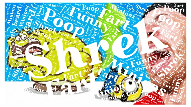 funny word cloud art