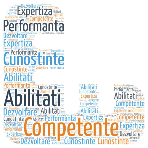 Competențe word cloud art