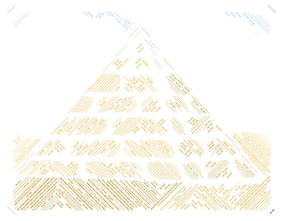 pyramid word cloud art