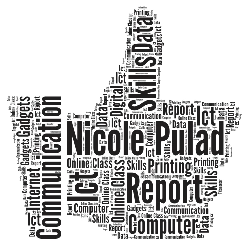 Nicole Pulad word cloud art