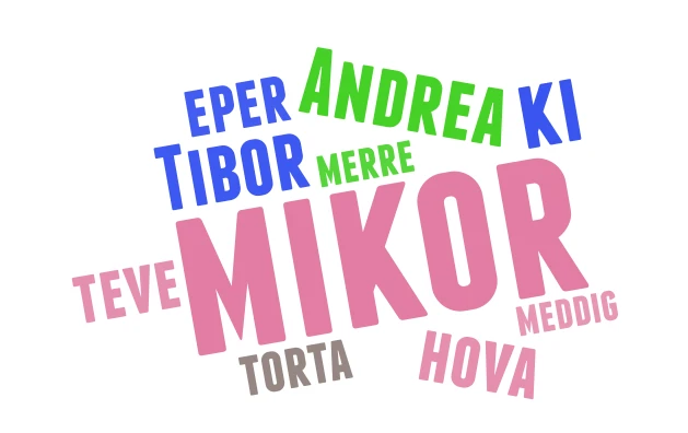 szófelhő magyar word cloud art