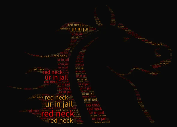 cophat rthats all word cloud art