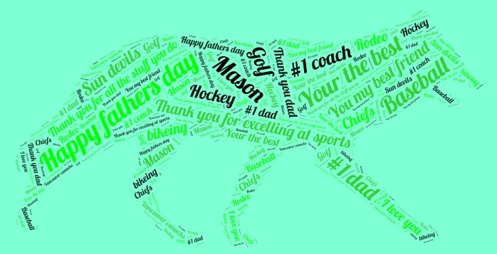 Happy father day skull Mason word cloud art