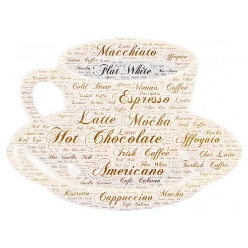 Coffee  word cloud art