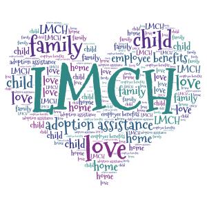 adoption benefits word cloud art