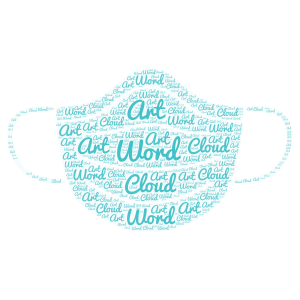 ccovid 21 word cloud art