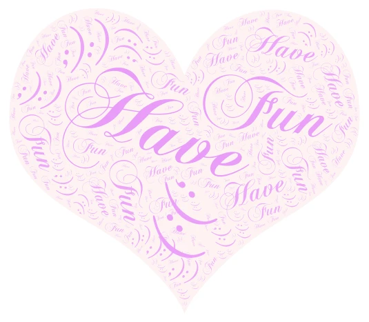 HAve fun word cloud art