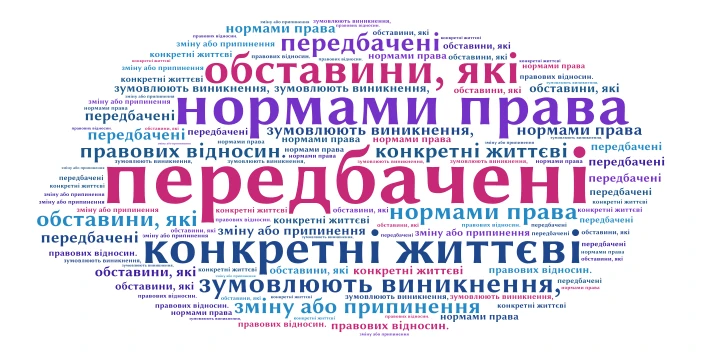 Юридичні факти word cloud art