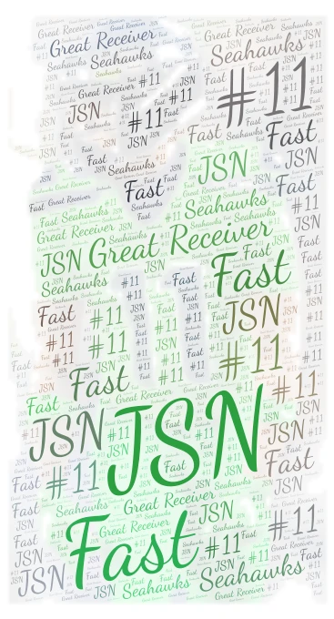 JSN word cloud art
