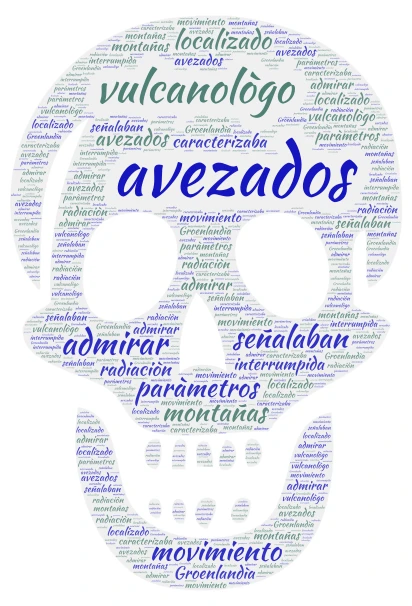español word cloud art