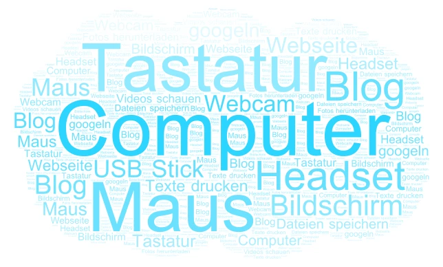 Medien word cloud art