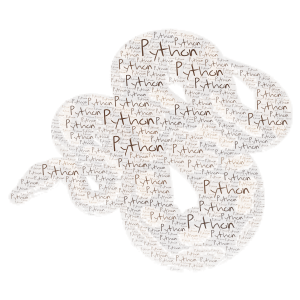 Python word cloud art