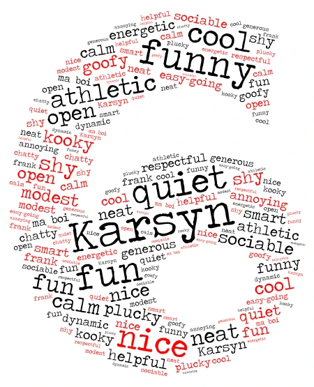 Karsyn word cloud art