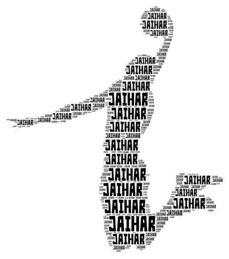 jaihar word cloud art